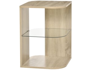 Table basse rectangulaire coloris naturel <strong></strong> <strong></strong> - 40 cmx40 cm