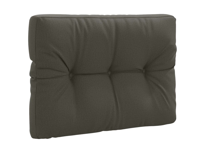 Coussin de dossier de palette, coussin de dos vianen 100 % polyester anthracite cf55127 - Conforama A