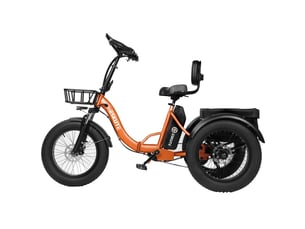 Vélo électrique eskute t302 pro 250w 48v20.8ah pliable freins à disque orange