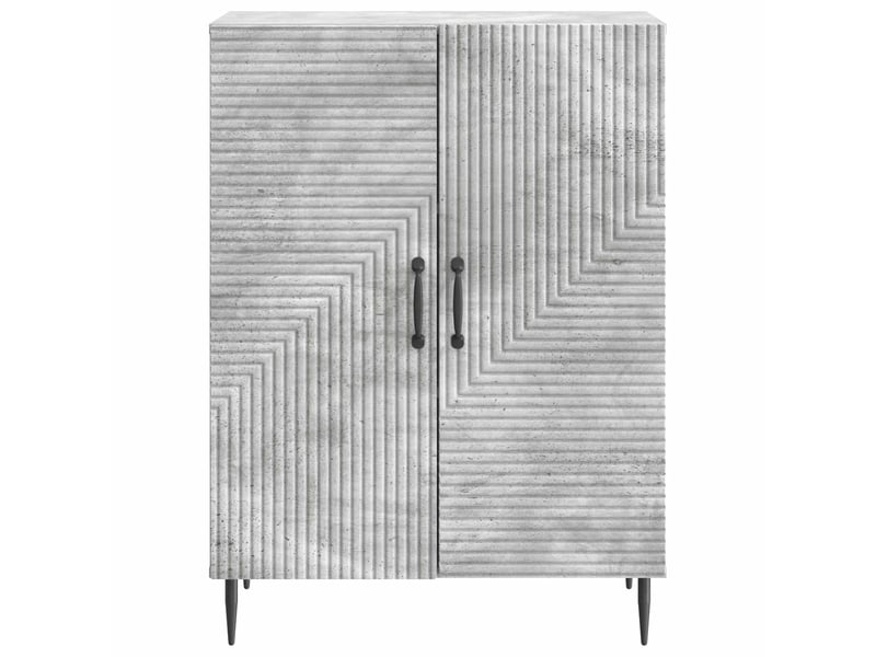 Buffet - bahut - meuble de rangement gris béton 66 x 34,5 x 89,5 cm bois d'ingénierie - Conforama E