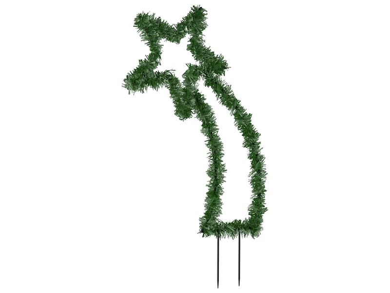  Décoration lumineuse météore de noël avec piquets 80 led 62 cm cf62168  - Conforama D