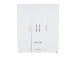 Armoire    2 tiroir(s) TUHOME CONCEPT  coloris blanc largeur 150.3 cm