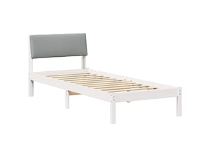 Lit simple 80x200 cm    coloris blanc