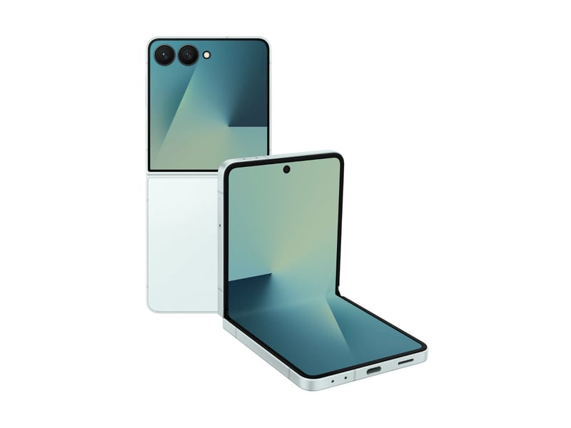  Smartphone samsung galaxy z flip7 5g 6,9 octa core exynos 2500 12 gb ram 256 gb vert  - Conforama A
