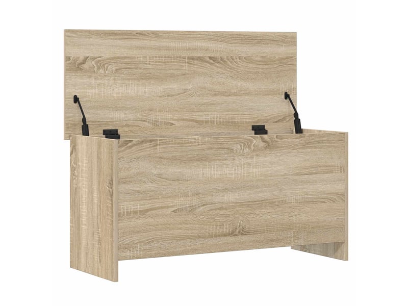 Coffre de rangement avec stockage chêne sonoma 100x40x50 cm - Conforama E