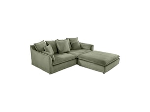 Canapé droit fixe MEUBLORAMA  4 places Polyester vert