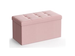 Banquette lit convertible couchage Occasionnel rose
