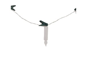 Guirlande lumineuse bougie pour sapin 1,65 m 10 led à piles