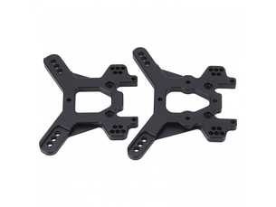 Lot de 2 panneaux de tour d'amortisseur avant et arrière en alliage d'aluminium de remplacement pour voiture télécommandée tekno et4 - comfortxl