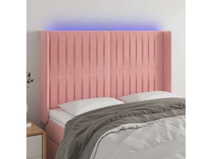 Tete de lit A poser largeur 147 cm   rose