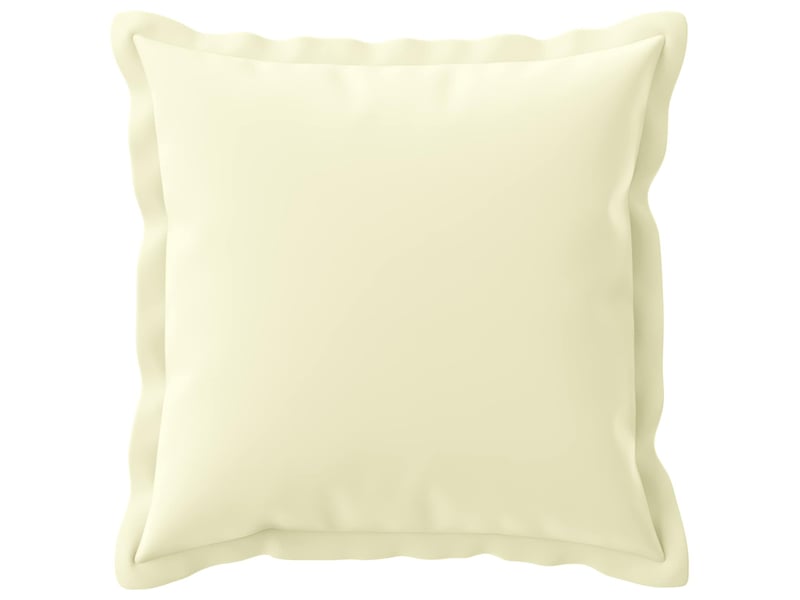  Lot de 12 housses de coussin houten crème 45 x 45 cm polyester cf49004  - Conforama C