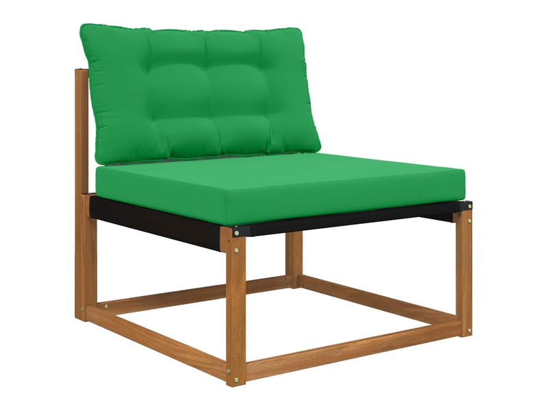  Coussin de canapé d'extérieur, coussin de chaise polyester vert 80 x 68,5 cm cf54191  - Conforama C