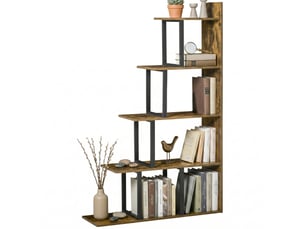 Bibliothèque en aggloméré de style vintageindustriel 102 x 30 x 160 cm