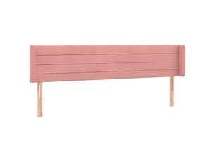 Tete de lit A poser largeur 163 cm   rose