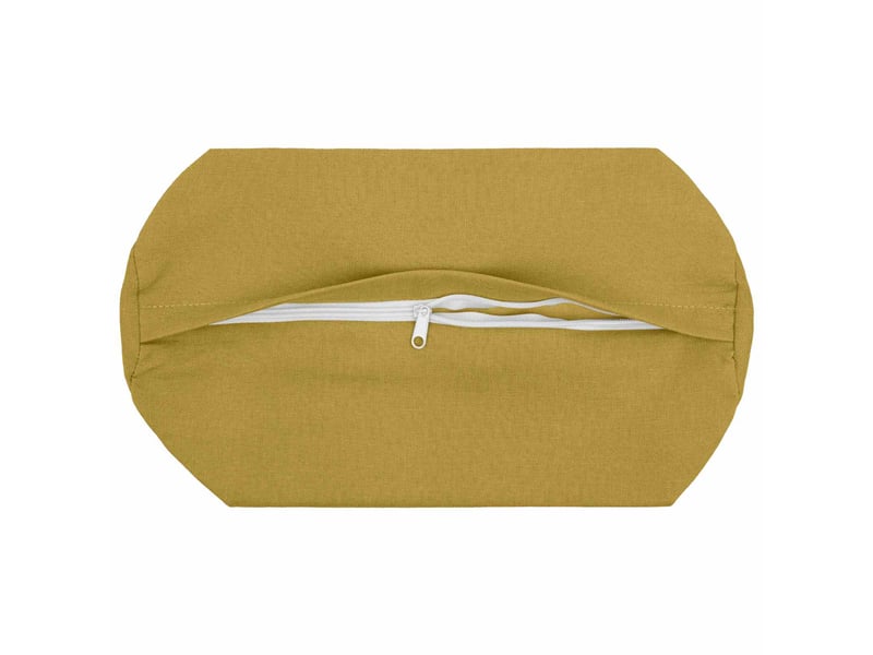 Lot de 6 housses de coussin heerlen vert clair ø 15 x 40 cm tissu cf49760  - Conforama D