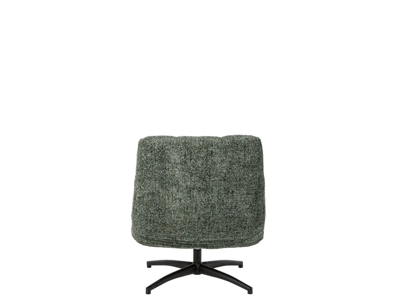 Fauteuil matelassé en tissu corentin 95cm vert  - Conforama D