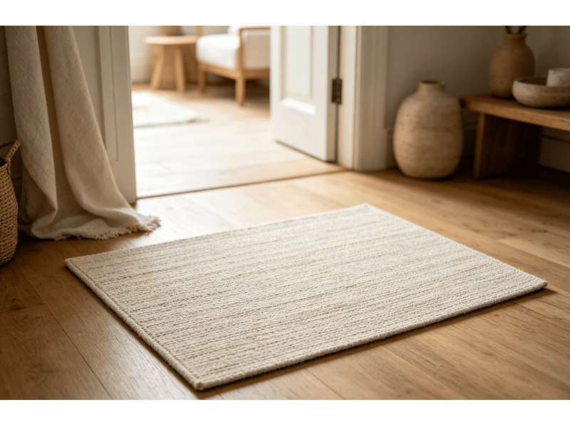 Tapis en jute 120x180x0,5 3,95 naturel  - Conforama C