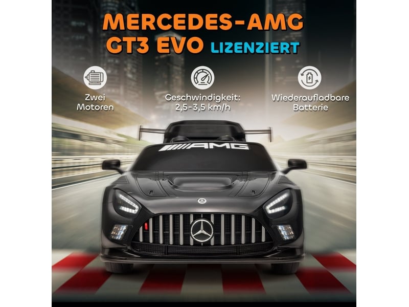  Voiture électrique pour enfants mercedes-amg 115x66x44 cm 12 v noire  - Conforama C