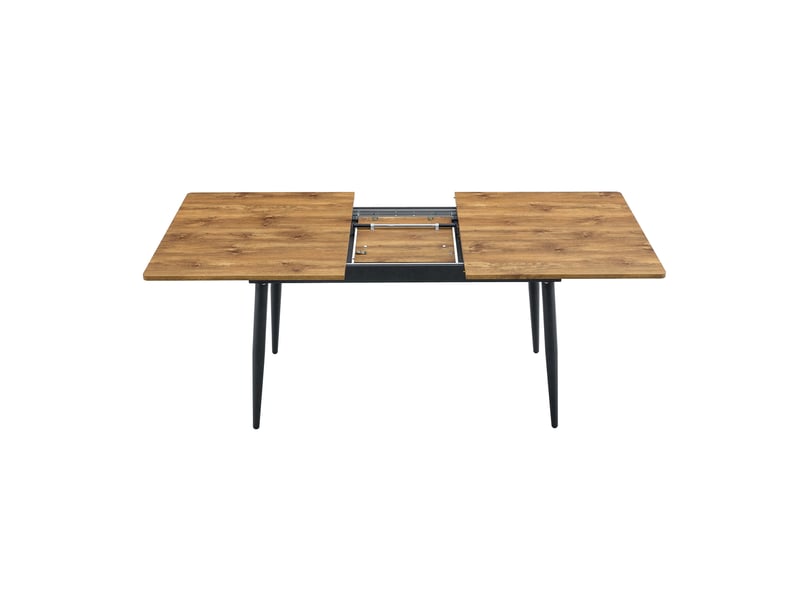  Table de salle à manger rectangulaire 190,5 x 80 cm – bois – style industriel pour 6 à 8 personnes  - Conforama A