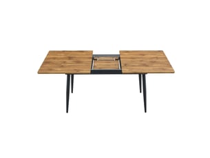 Table de salle à manger rectangulaire 190,5 x 80 cm – bois – style industriel pour 6 à 8 personnes