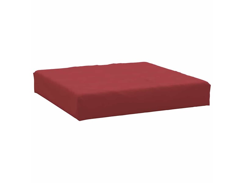  Lot de 3 coussins de palette, coussins de canapé rouge bordeaux tissu oxford cf59705  - Conforama E