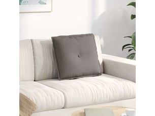 Coussin de dos, coussin de dossier taupe 50 x 19 x 45 cm tissu cf55030