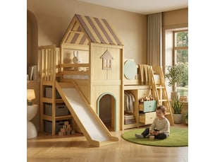 Lit mezzanine 90x200 cm   OPULERANE TRADING LTD coloris naturel