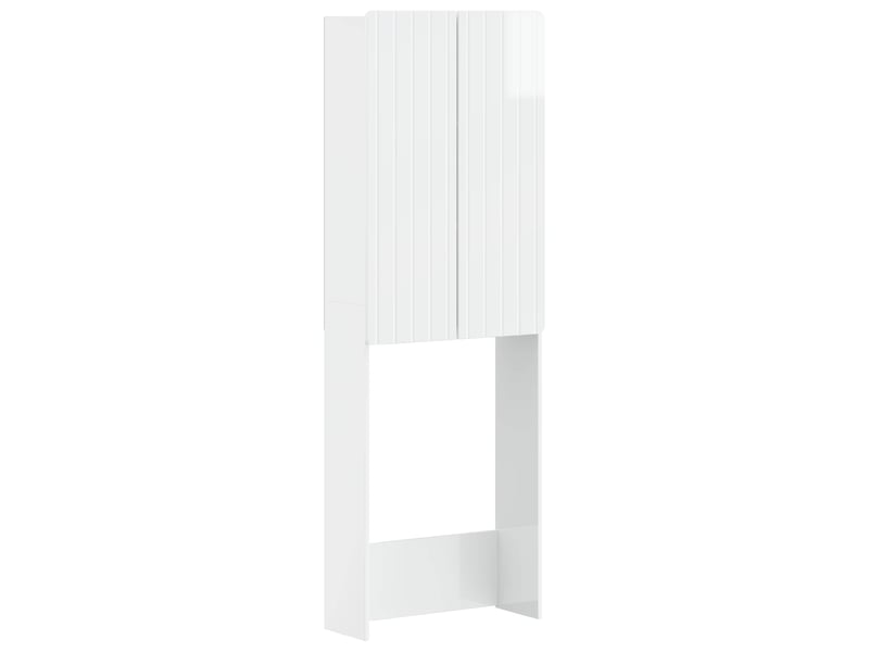 Armoire de toilette, meuble de toilette zwolle blanc brillant 66x25.5x190 cm - Conforama A