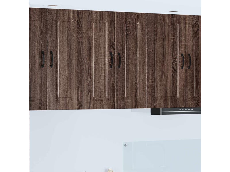  Meuble mural de cuisine | armoire de cuisine chêne brun 60x31x80cm shl9223  - Conforama B