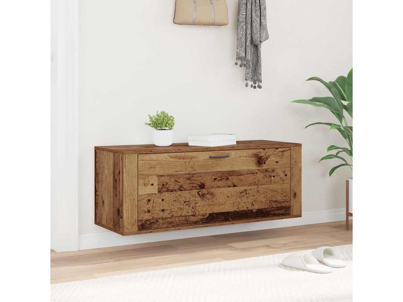  Banc à chaussures, meuble à chaussures 100x35x38 cm bois d'ingénierie shl8787  - Conforama D
