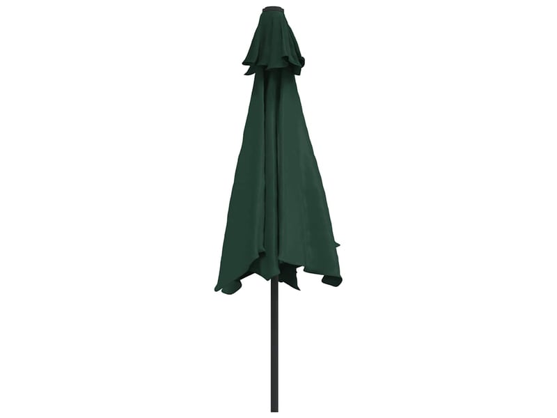  Parasol- ombrelle de jardin vert 3 m mât en acier  - Conforama D