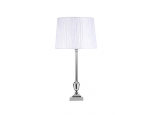 Lampe à poser fabrilamp roble e27 coloris chromé 60,5 x 30 x 30 cm