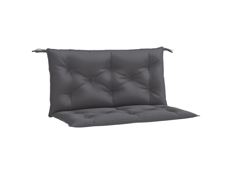  Lot de 2 coussins de banc de jardin, coussins d'assise anthracite tissu oxford cf58624  - Conforama A