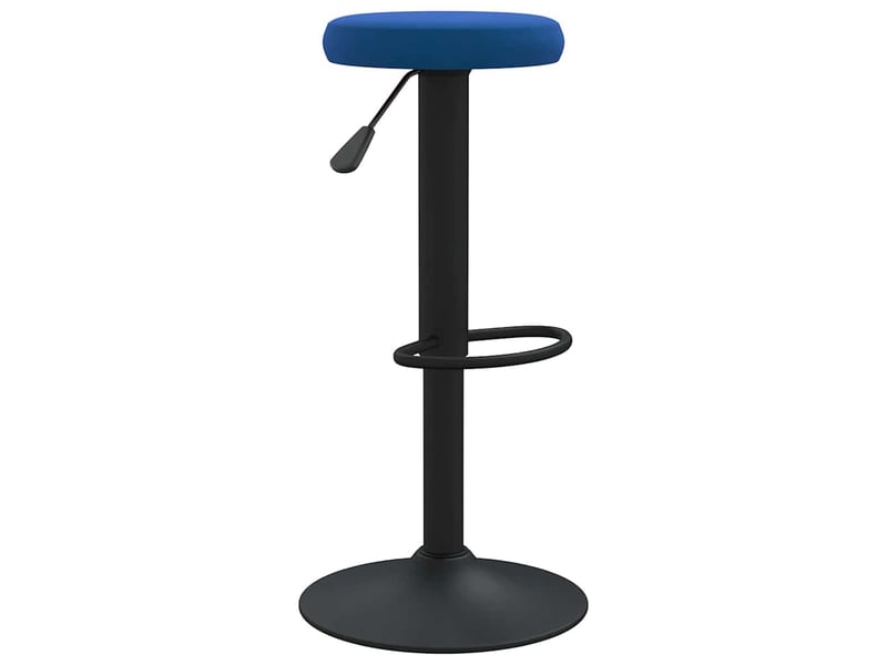  Lot de 2 tabouret de bar, chaise de bar bleu velours shl63539  - Conforama D