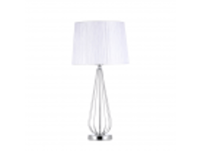  Lampe à poser fabrilamp robina e27 coloris chromé 62 x 30 x 30 cm 139071020 - Conforama B