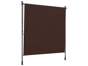 Store enrouleur, store roulant extérieur marron 200 x 270 cm cf47451