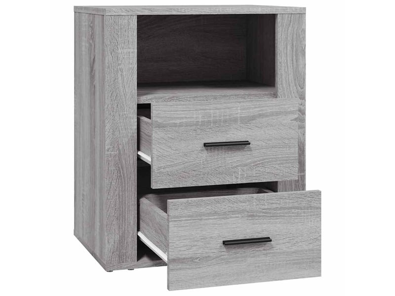  Table de chevet - cabinet de chevet - table de nuit sonoma gris 50x36x60 cm bois d'ingénierie  - Conforama E