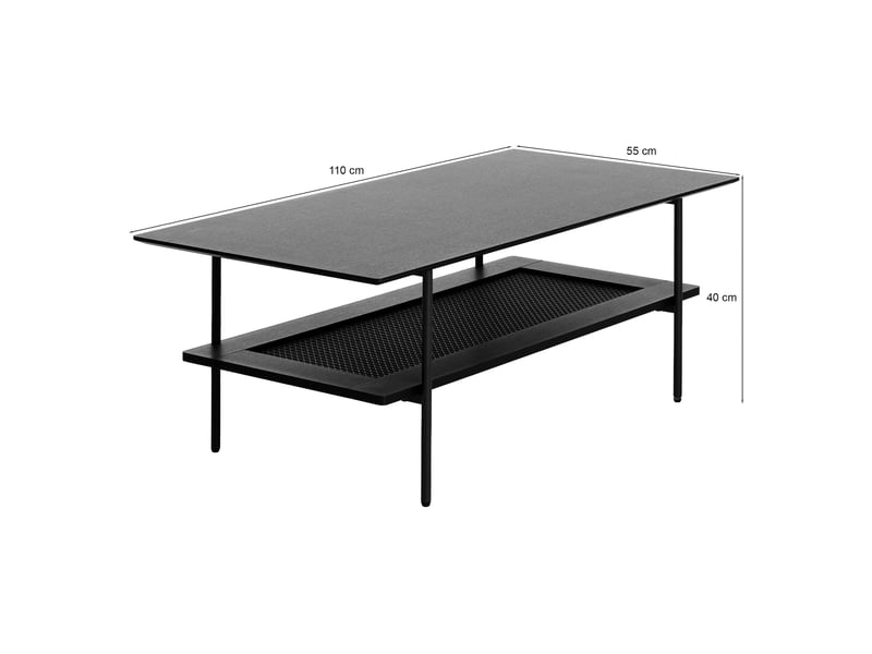  Selsey mogest - table basse - 110x55 cm - chêne Mogest - Conforama C
