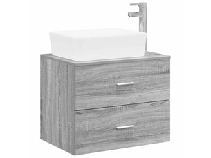 Ensemble de mobilier de salle de bain sonoma gris cf64709