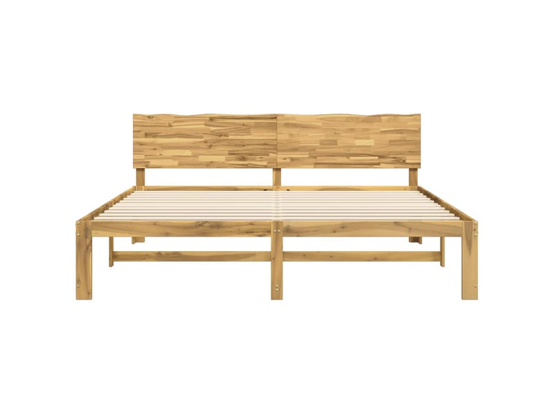 Lit double- lit adulte -  cadre de lit double avec tête de lit rostock blanc 180 x 200 cm  - Conforama C