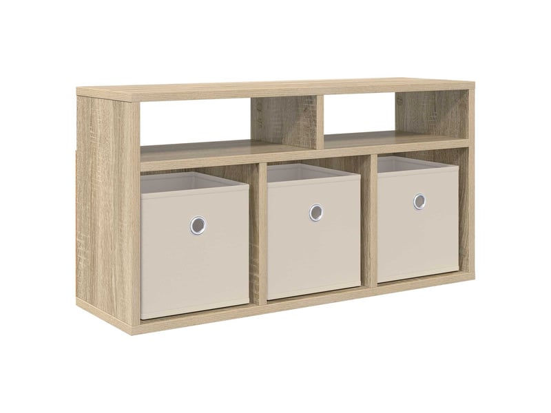  Vidaxl basboard avec tiroir chêne sonoma 72 x 22,5 x 38 cm  - Conforama D
