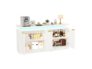 Buffet 4 porte(s) - 160 cm coloris blanc