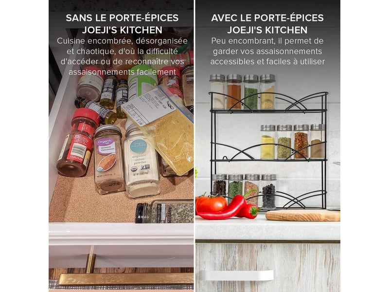  Kitchen rangement epices 33x7x33.5cm  - Conforama E