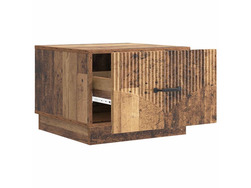  Table basse - table de salon - table à thé bois ancien 49 x 50 x 37 cm bois d'ingénierie  - Conforama D