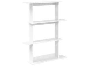 Étagère murale, étagère suspendue blanc 100 x 20 x 126 cm bois d'ingénierie cf42026