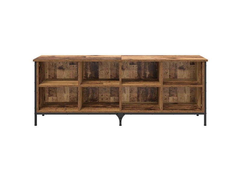  Banc à chaussures, meuble à chaussures 131x35x50 cm bois d'ingénierie et fer shl2530  - Conforama E