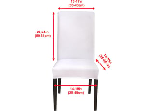 Lot de 4 housses de chaise élastiques, housses de chaise de salle à manger, housses de chaise modernes universelles et lavables, adaptées aux re, multicolore