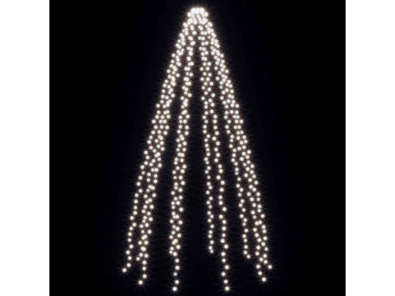 Guirlande lumineuse avec 500 led blanc froid 500 cm intext cf62414 - Conforama E