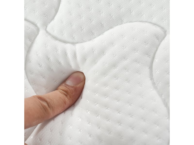  Matelas 90x190 ressorts h3 ferme, épaisseur 12 cm, soutien lombaire, matelas roulé pour lit et canapé  - Conforama C