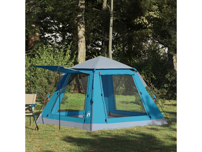  Camping tente 3 personne bleu polyester 185t  - Conforama B